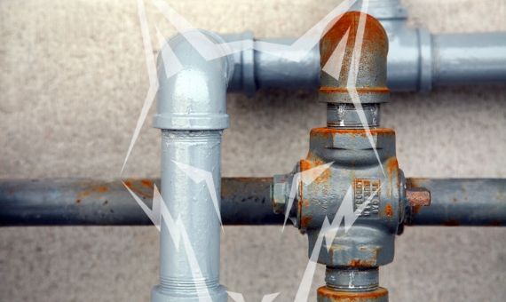 Rusty pipes